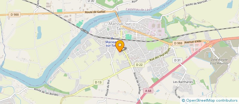 localisation de l'entreprise MONSIEUR GABRIEL ANTONIO  MARSSAC-SUR-TARN