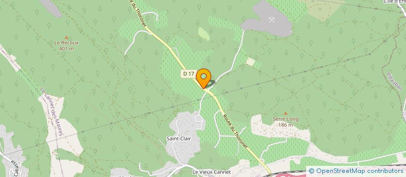 localisation de l'entreprise MONSIEUR GABRIEL ARIZZI  LE CANNET-DES-MAURES