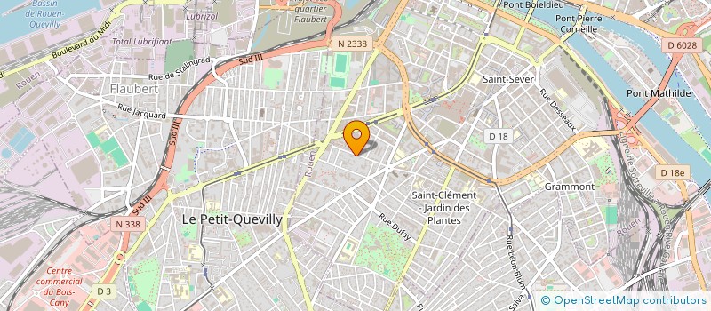 localisation de l'entreprise MONSIEUR GABRIEL ATANGA ONGUENE à ROUEN