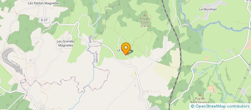 localisation de l'entreprise MONSIEUR GABRIEL AUCOMPTE  BERSAC-SUR-RIVALIER