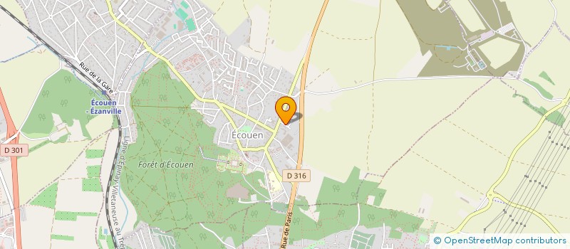 localisation de l'entreprise MONSIEUR GABRIEL AUREL MIHAI  ECOUEN