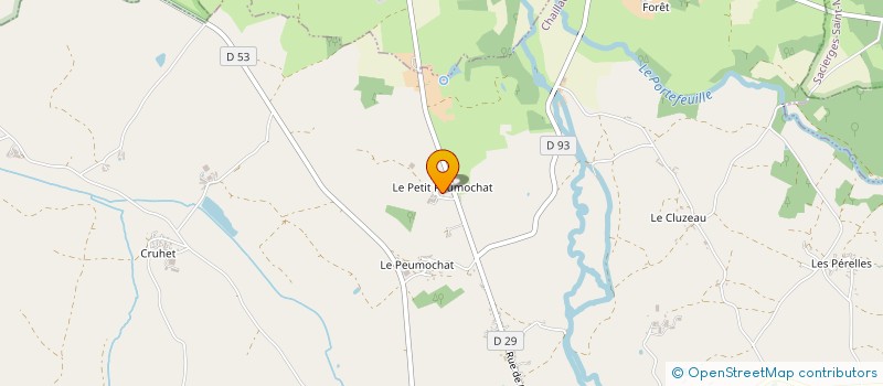localisation de l'entreprise MONSIEUR GABRIEL BAILLARGEAT à CHAILLAC
