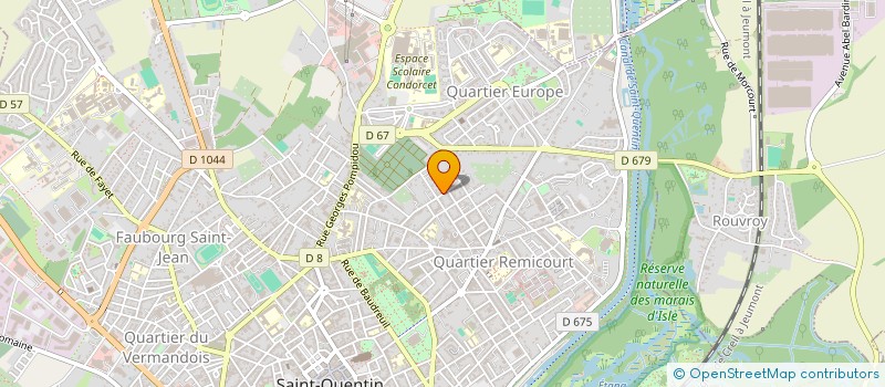 localisation de l'entreprise MONSIEUR GABRIEL BAILLET à SAINT-QUENTIN