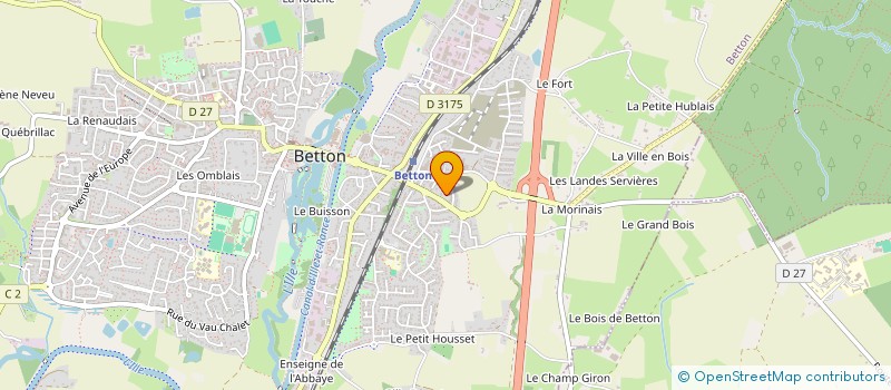 localisation de l'entreprise MONSIEUR GABRIEL BALAFRE  BETTON