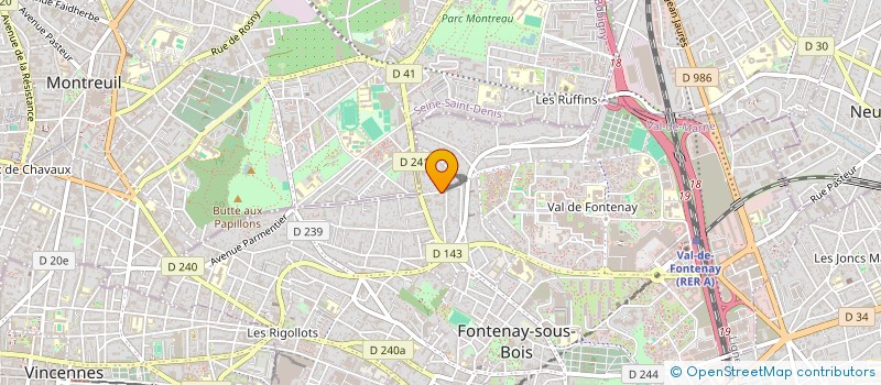 localisation de l'entreprise MONSIEUR GABRIEL BANDEIRA à FONTENAY-SOUS-BOIS