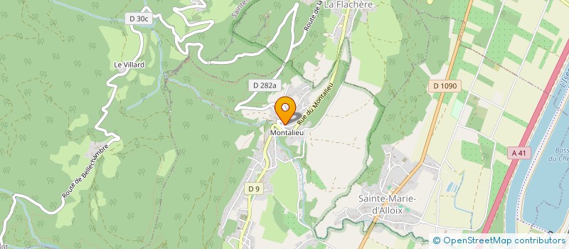 localisation de l'entreprise MONSIEUR GABRIEL BARBIER  SAINT-VINCENT-DE-MERCUZE