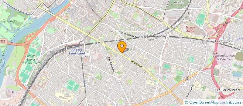 localisation de l'entreprise MONSIEUR GABRIEL BARON à ANGERS