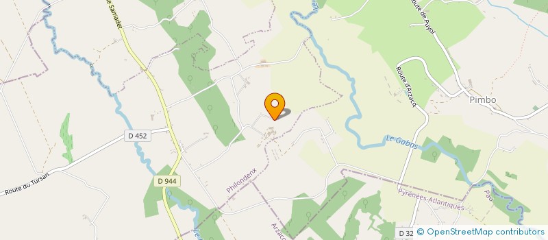 localisation de l'entreprise MONSIEUR GABRIEL BAS  PHILONDENX