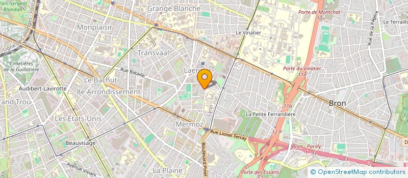 localisation de l'entreprise MONSIEUR GABRIEL BAUDON à LYON