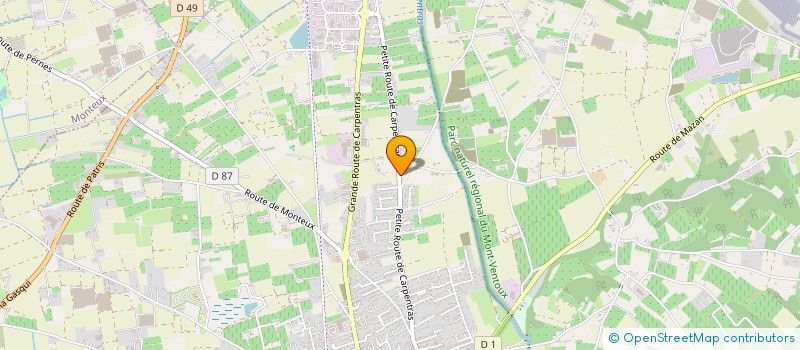 localisation de l'entreprise MONSIEUR GABRIEL BAYARD  PERNES-LES-FONTAINES