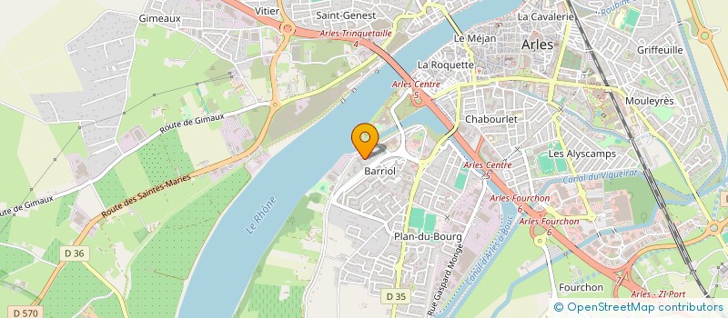 localisation de l'entreprise MONSIEUR GABRIEL BEAUDOIN à ARLES