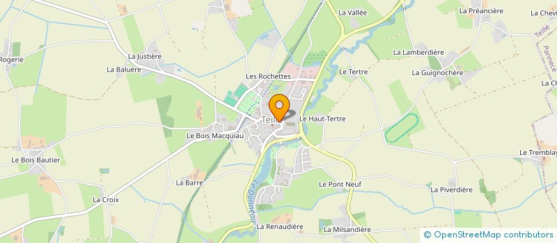 localisation de l'entreprise MONSIEUR GABRIEL BELLION  TEILLE