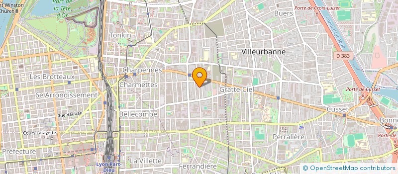 localisation de l'entreprise MONSIEUR GABRIEL BENITAH  VILLEURBANNE