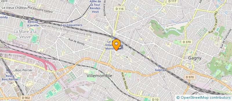 localisation de l'entreprise MONSIEUR GABRIEL BENKO  VILLEMOMBLE