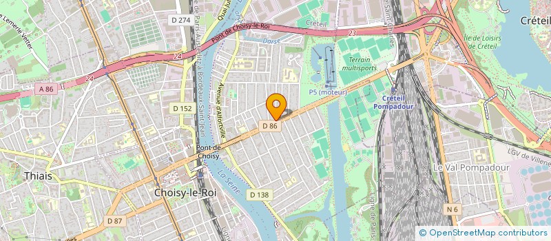 localisation de l'entreprise MONSIEUR GABRIEL BERGER  CHOISY-LE-ROI