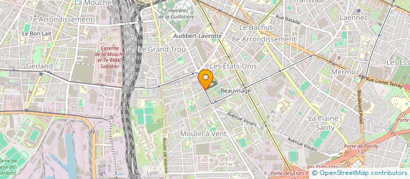 localisation de l'entreprise MONSIEUR GABRIEL BERNARD  LYON