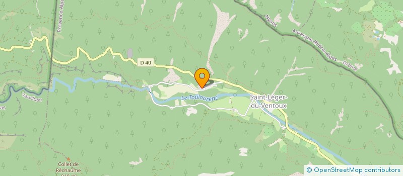 localisation de l'entreprise MONSIEUR GABRIEL BERTET  SAINT-LEGER-DU-VENTOUX