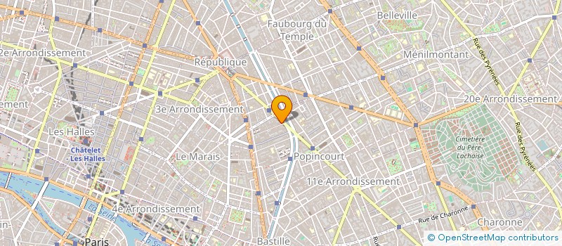 localisation de l'entreprise MONSIEUR GABRIEL BERTHOLON  PARIS