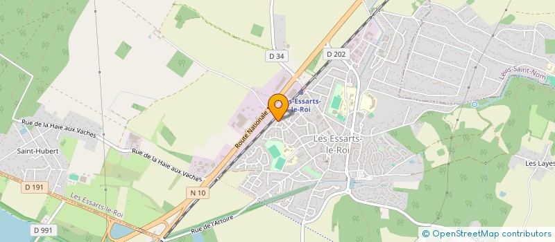 localisation de l'entreprise MONSIEUR GABRIEL BERTHOULY  LES ESSARTS-LE-ROI