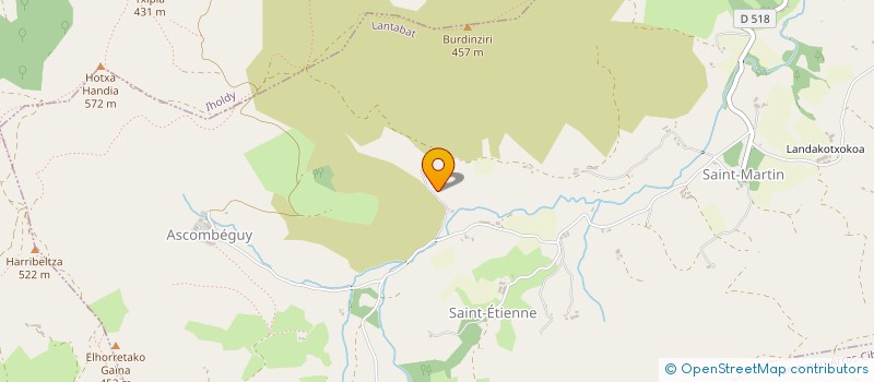 localisation de l'entreprise MONSIEUR GABRIEL BESSAIZ à ARMENDARITS