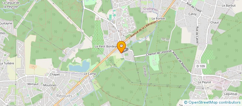 localisation de l'entreprise MONSIEUR GABRIEL BESSE  CANEJAN