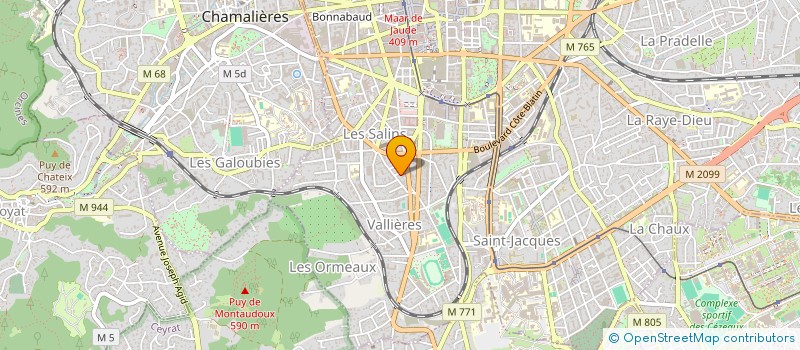 localisation de l'entreprise MONSIEUR GABRIEL BESSON  BLANZAT