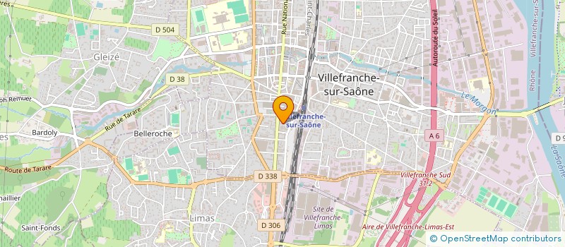 localisation de l'entreprise MONSIEUR GABRIEL BIANCHI  VILLEFRANCHE-SUR-SAONE