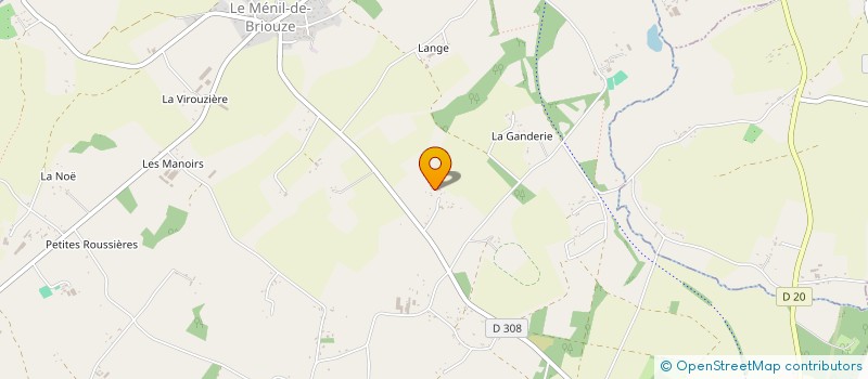 localisation de l'entreprise MONSIEUR GABRIEL BILLET à SAINT-HILAIRE-DE-BRIOUZE