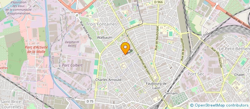 localisation de l'entreprise MONSIEUR GABRIEL BINDAMBA NTOLE  REIMS