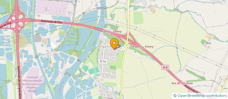 localisation de l'entreprise MONSIEUR GABRIEL BITTMANN  ARGANCY