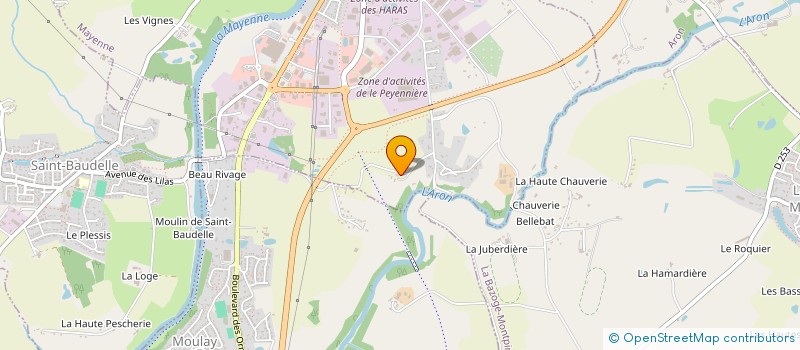 localisation de l'entreprise MONSIEUR GABRIEL BLAIS à MAYENNE