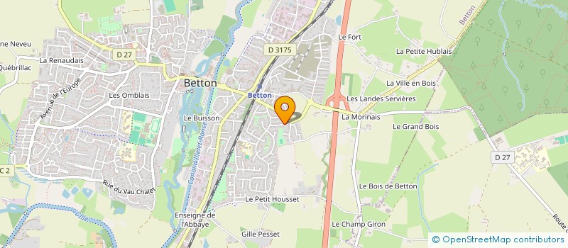 localisation de l'entreprise MONSIEUR GABRIEL BLAISOT  BETTON