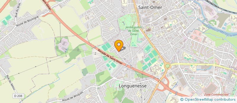 localisation de l'entreprise MONSIEUR GABRIEL BLANQUART  LONGUENESSE