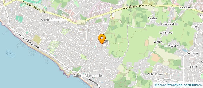 localisation de l'entreprise MONSIEUR GABRIEL BOLGIANI  PORNICHET