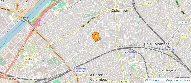 localisation de l'entreprise MONSIEUR GABRIEL BONAL à COLOMBES