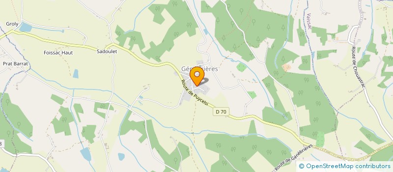 localisation de l'entreprise MONSIEUR GABRIEL BONAL  GENEBRIERES