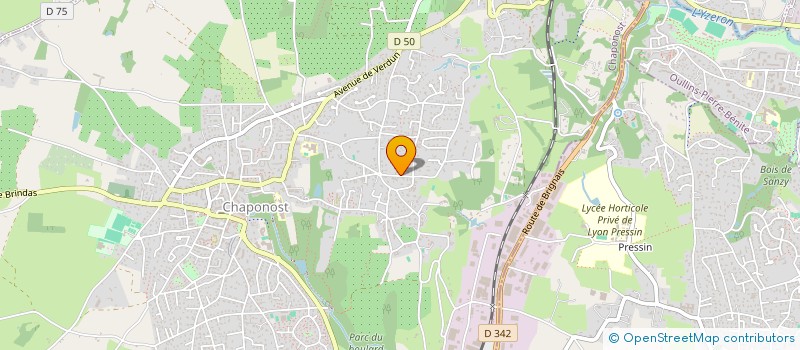 localisation de l'entreprise MONSIEUR GABRIEL BONDET  CHAPONOST