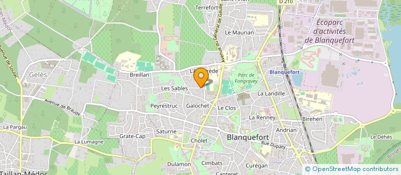 localisation de l'entreprise MONSIEUR GABRIEL BONNET à BLANQUEFORT