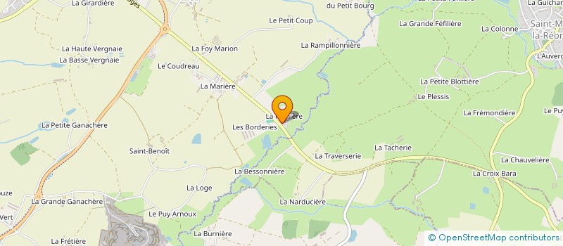 localisation de l'entreprise MONSIEUR GABRIEL BONNIN à LES HERBIERS