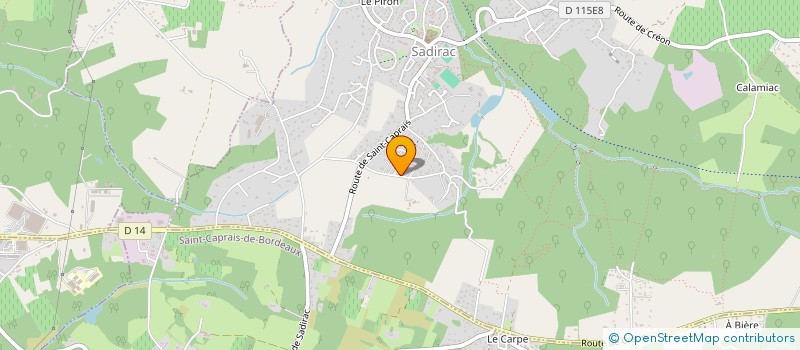 localisation de l'entreprise MONSIEUR GABRIEL BORD  BORDEAUX