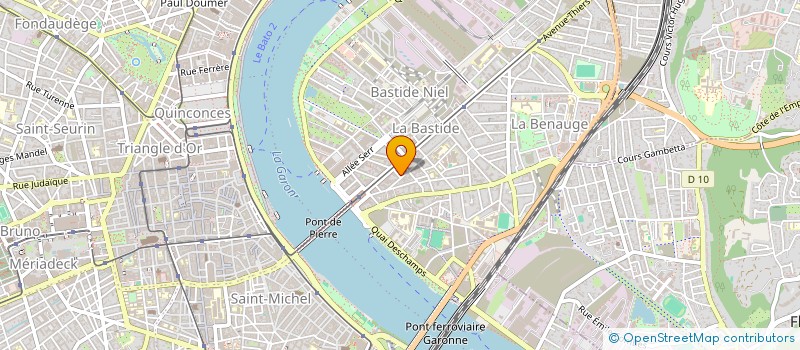 localisation de l'entreprise MONSIEUR GABRIEL BOUCHENTOUF  BORDEAUX