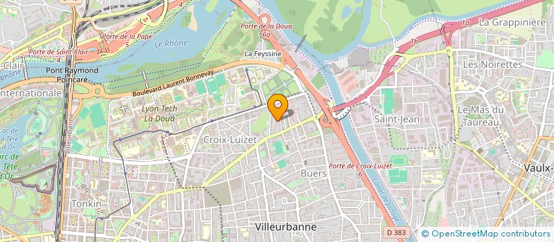 localisation de l'entreprise MONSIEUR GABRIEL BOUCHET  VILLEURBANNE