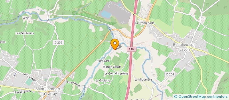 localisation de l'entreprise MONSIEUR GABRIEL BOUJU  CHEMILLE-EN-ANJOU