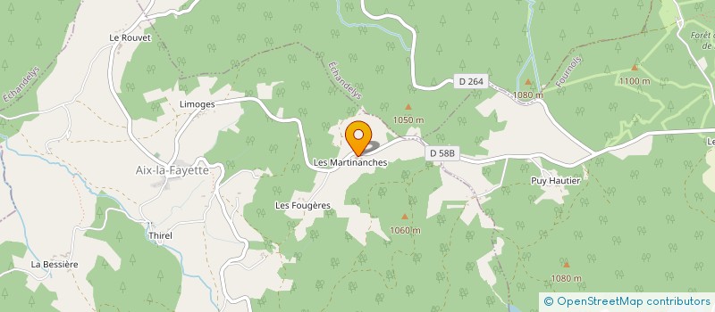 localisation de l'entreprise MONSIEUR GABRIEL BOURDEAU  AIX-LA-FAYETTE