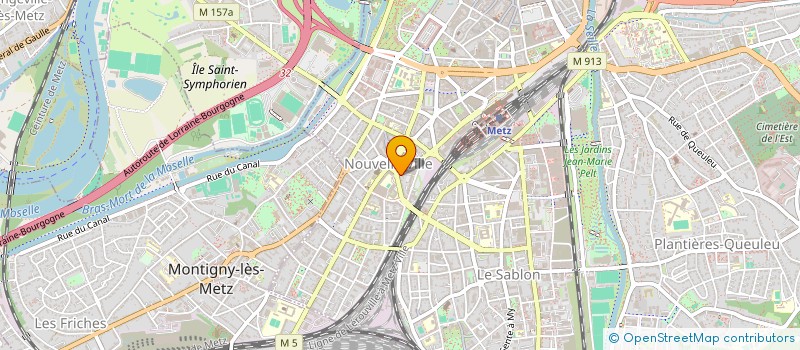 localisation de l'entreprise MONSIEUR GABRIEL BOURDON  METZ