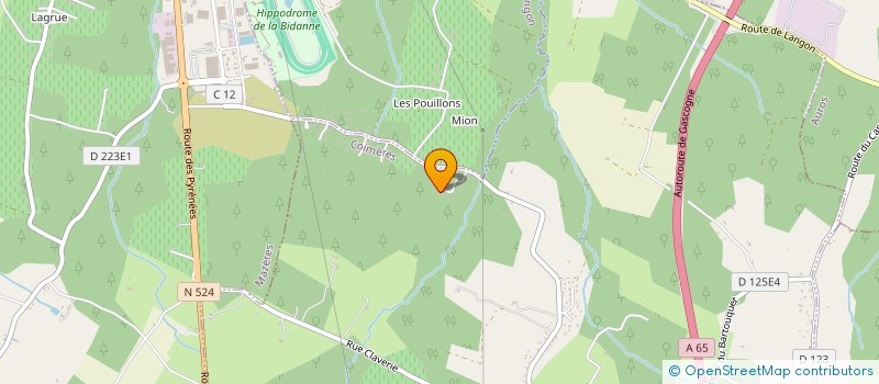 localisation de l'entreprise MONSIEUR GABRIEL BOURGADE  COIMERES