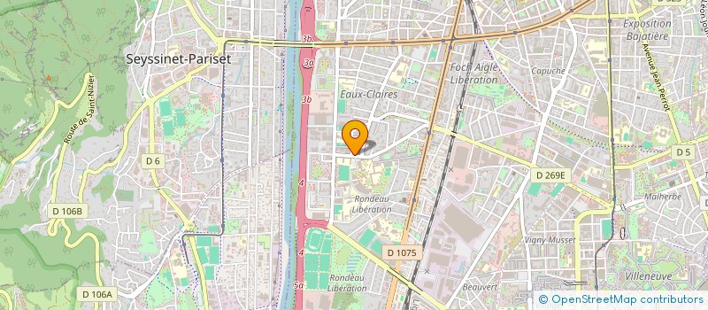 localisation de l'entreprise MONSIEUR GABRIEL BOUSQUET  GRENOBLE