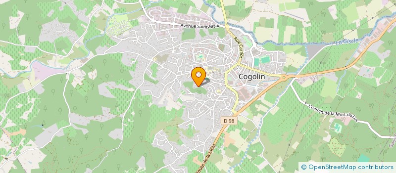 localisation de l'entreprise MONSIEUR GABRIEL BOUTET à COGOLIN