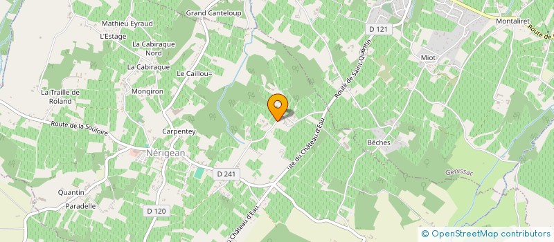 localisation de l'entreprise MONSIEUR GABRIEL BOUTHINON  NERIGEAN