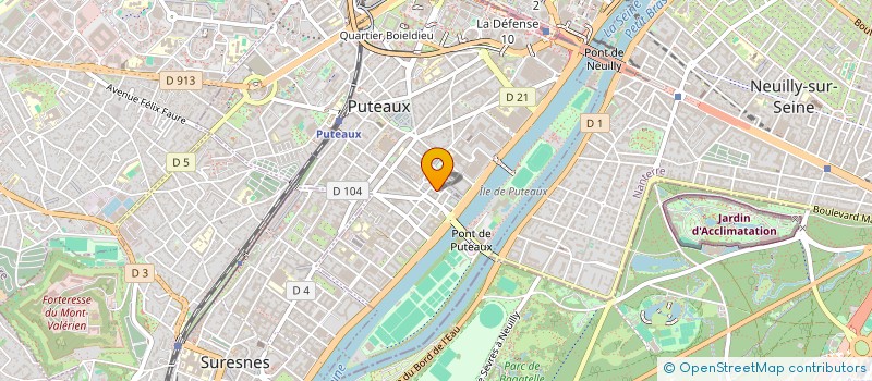 localisation de l'entreprise MONSIEUR GABRIEL BRAULT  PUTEAUX